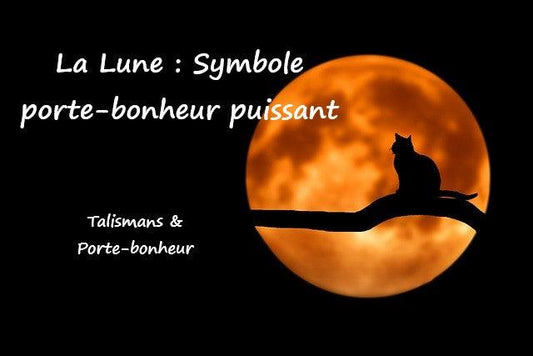 Les symboles porte-bonheur de la lune, de la pleine lune et de la nouvelle lune