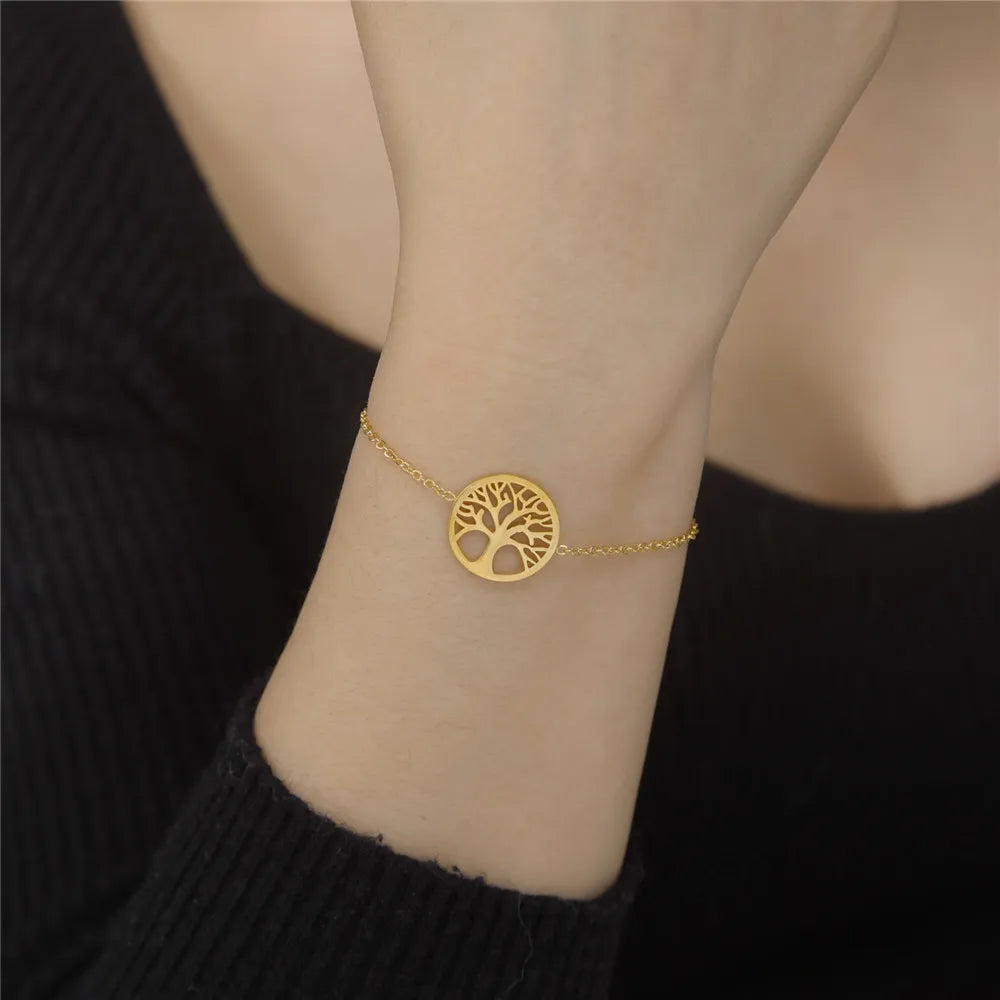 Bracelet arbre de vie or