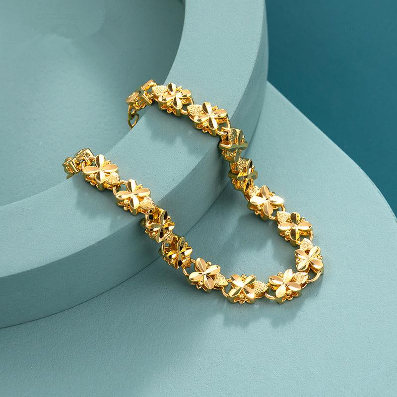 Bracelet porte-bonheur Trèfle