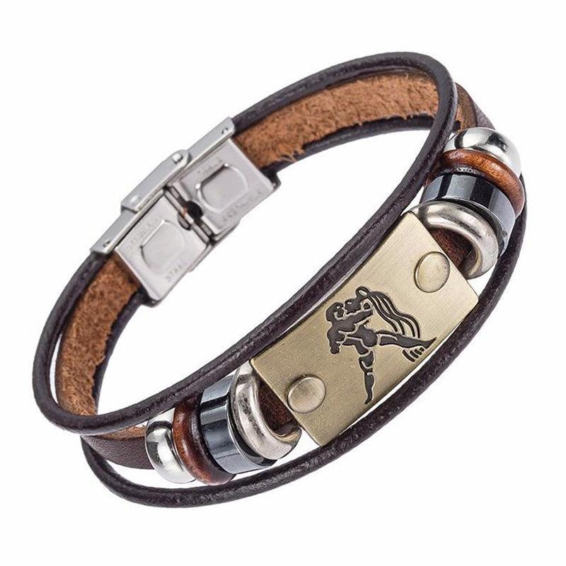 Bracelet porte-bonheur Verseau signe du zodiaque