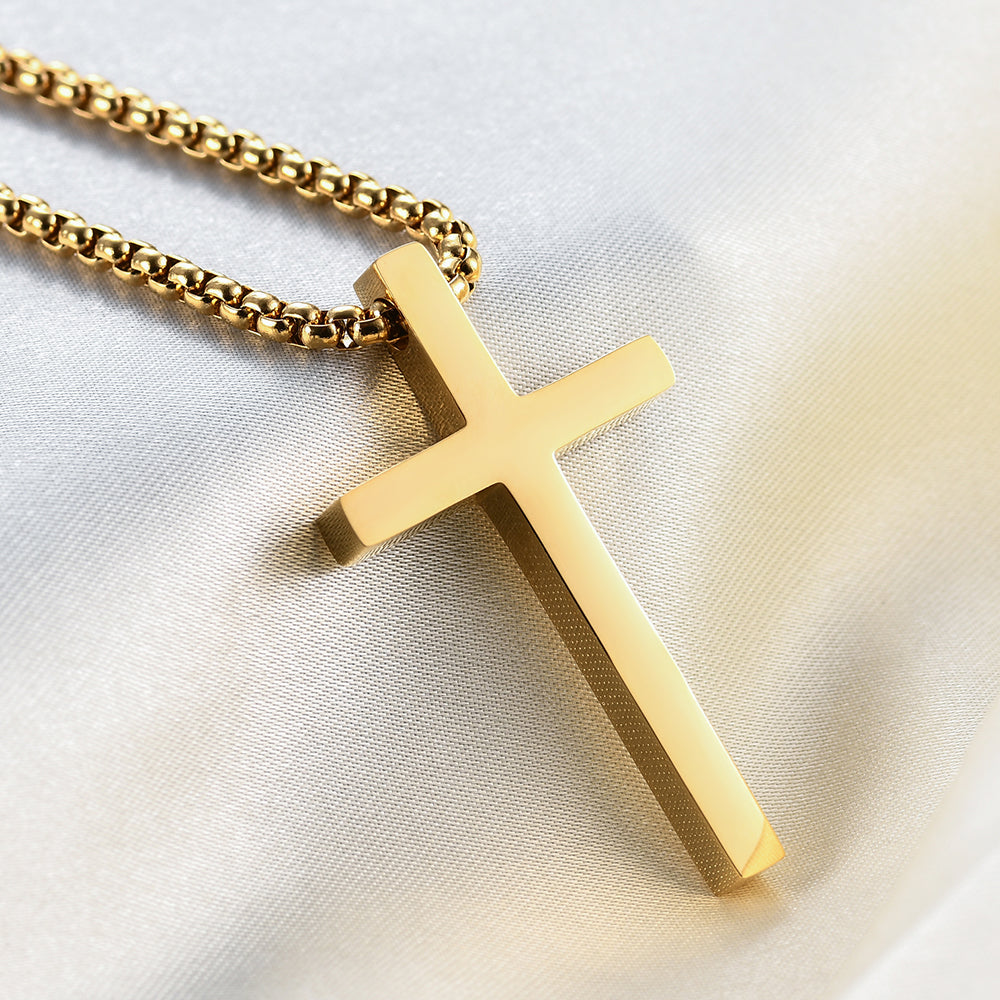 Pendentif Croix Chrétienne Homme