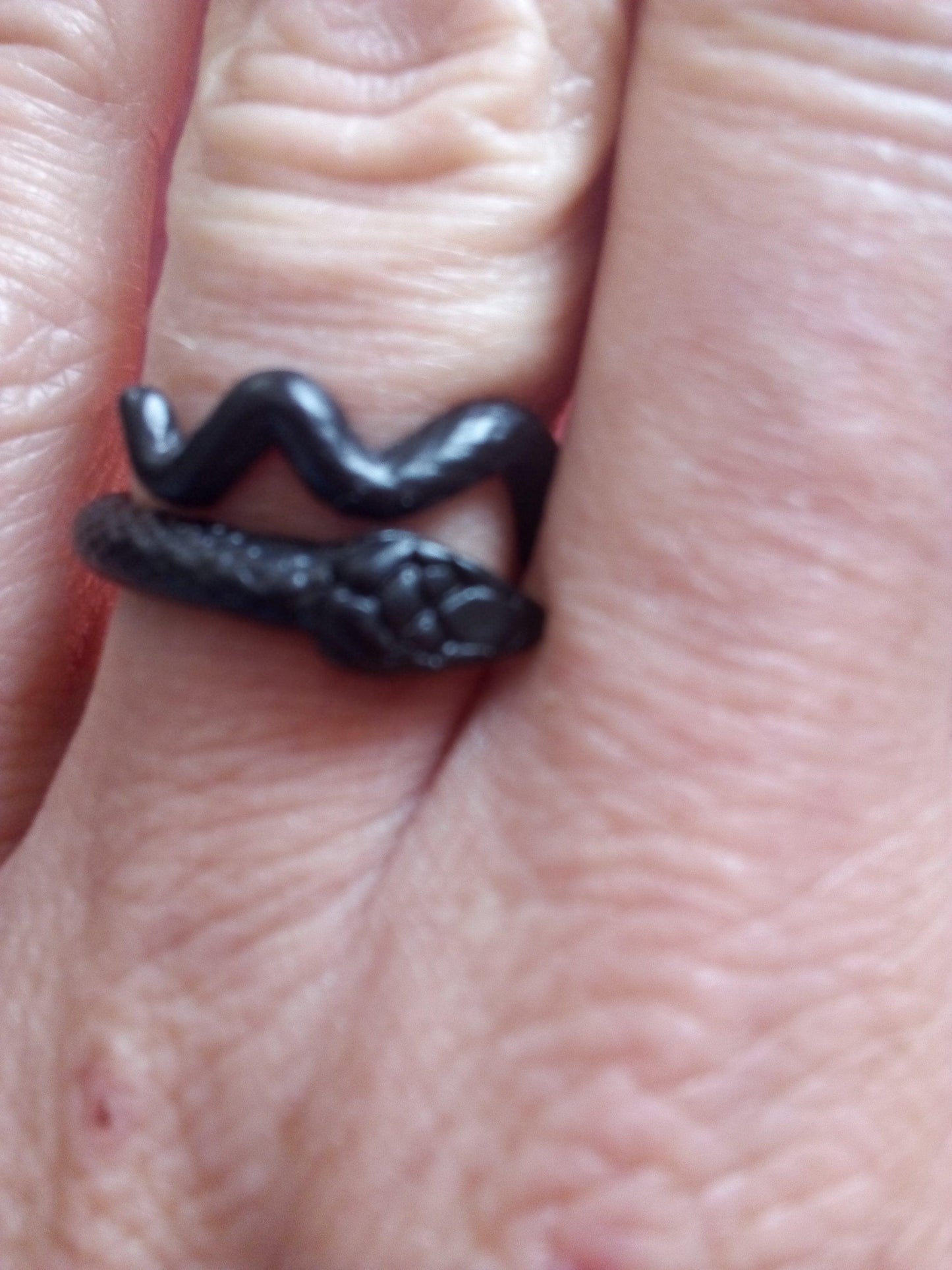 Bague serpent protection