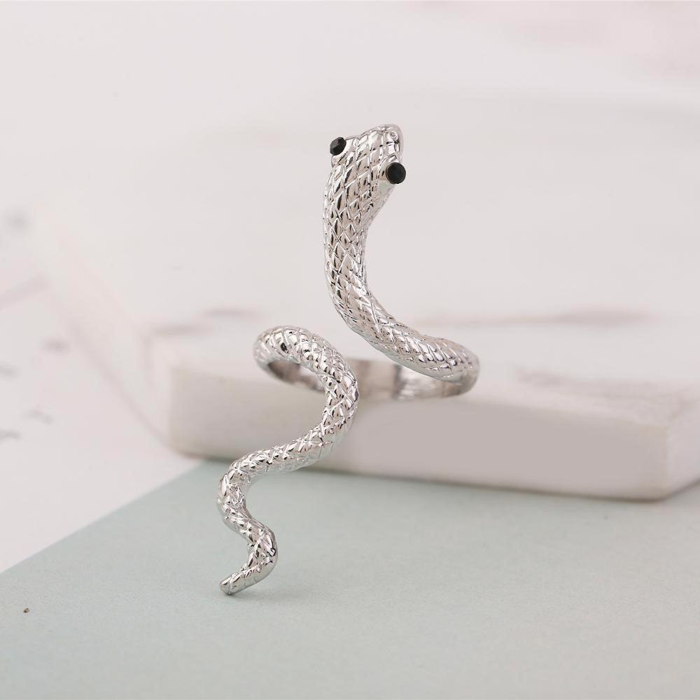 Bague Serpent argent Porte-bonheur