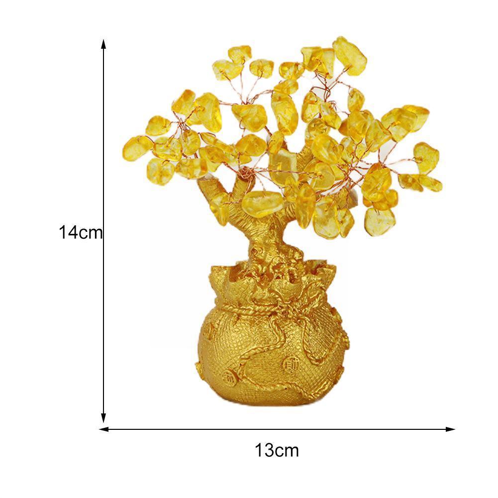 Arbre cristal porte-bonheur décoration maison