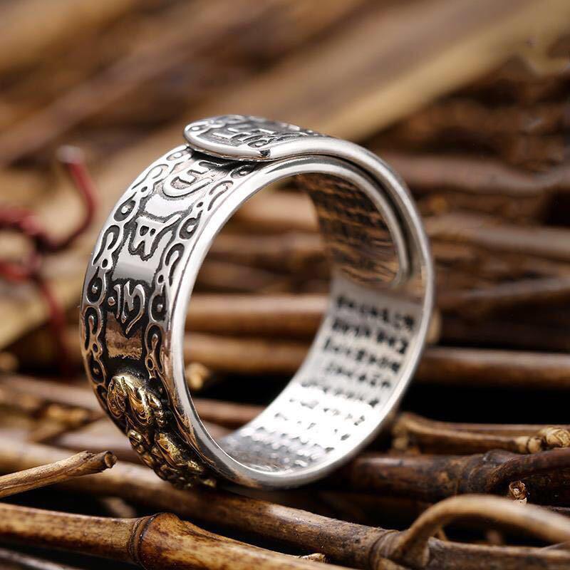 Anneau amulette de protection porte-bonheur Feng Shui