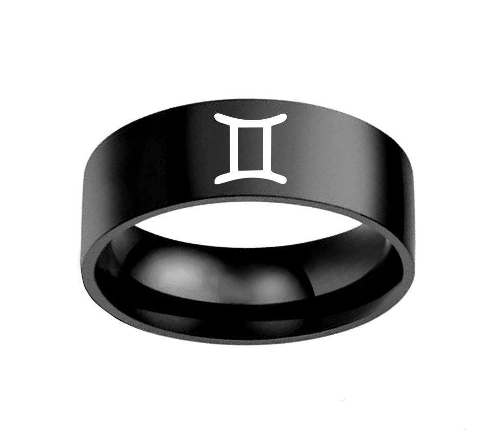 Bague Porte-bonheur Gémeaux signe du zodiaque