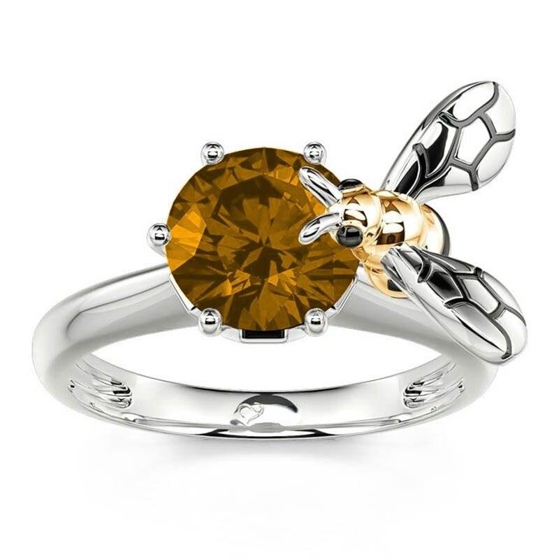 Bague abeille porte-bonheur