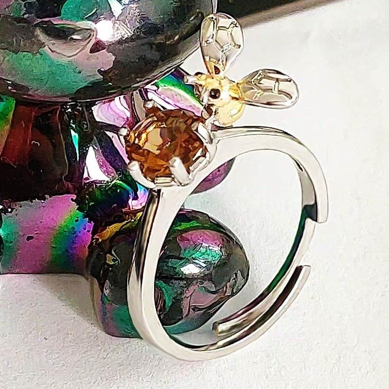 Bague amulette protection abeille