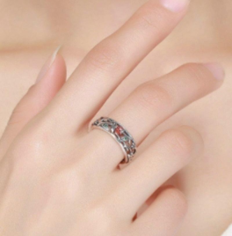 Bague amulette de protection