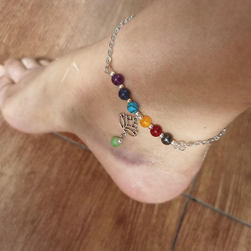 Bracelet cheville porte-bonheur