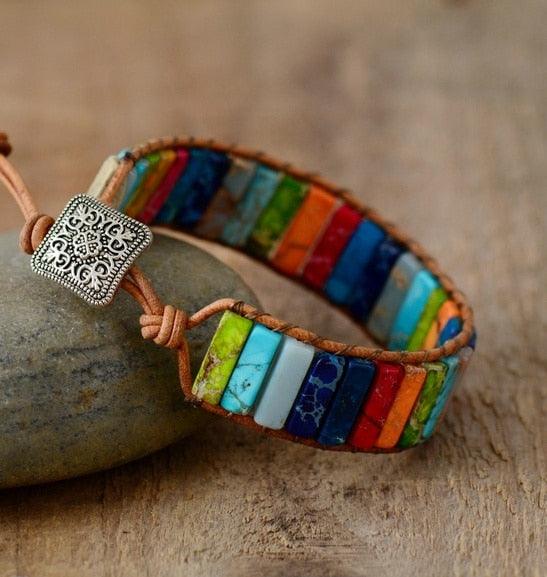 Bracelet talisman 7 chakras bouddhisme