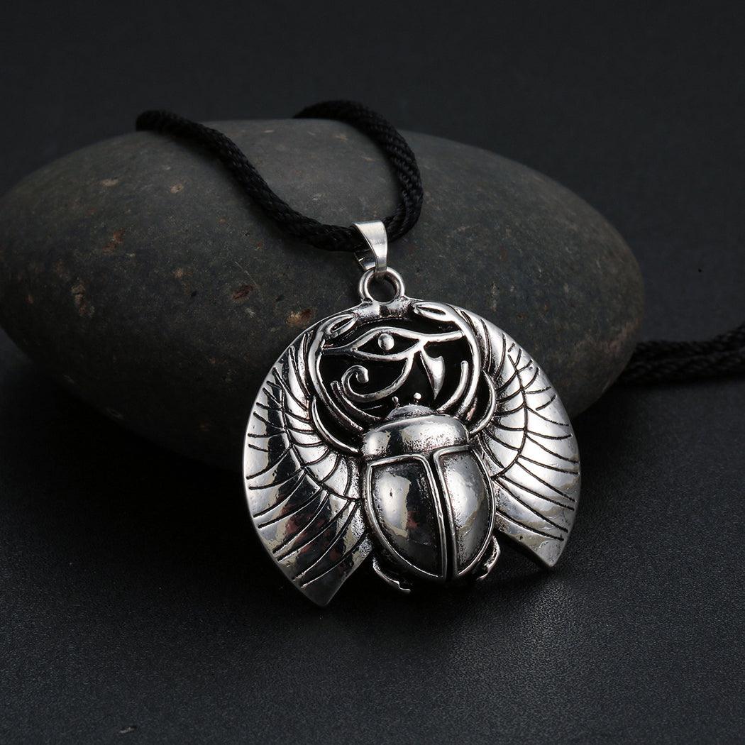 Collier scarabée argent