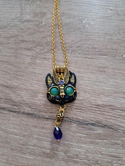 Talisman pendentif chat