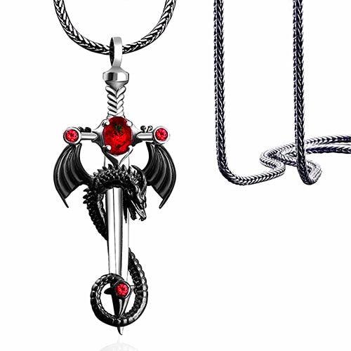 Collier porte-bonheur excalibur