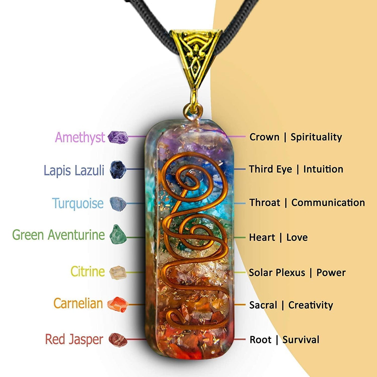 Collier talisman tibétain bouddhisme