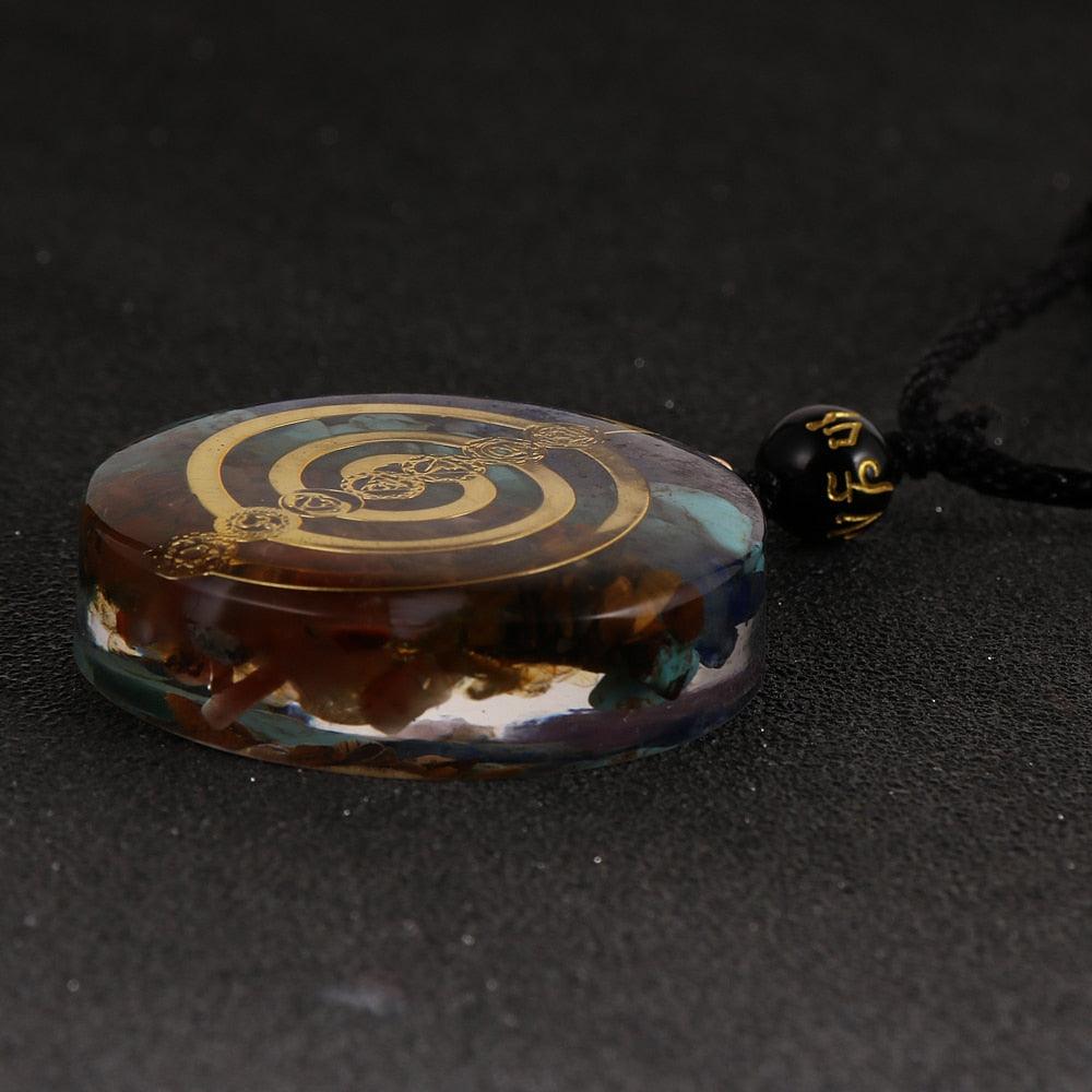 Pendentif porte-bonheur 7 chakras