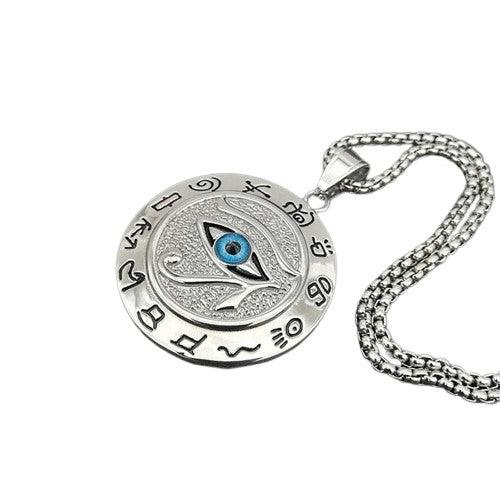 Collier talisman égyptien œil d'Horus