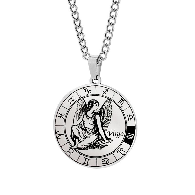 Collier Porte-bonheur Vierge signe du zodiaque astrologie