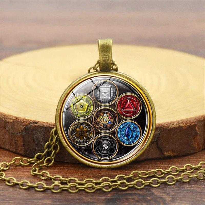 Pendentif 7 chakras