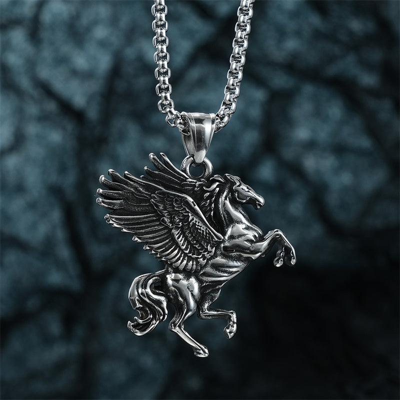 Pendentif Amulette de protection Pégase mythologie grecque
