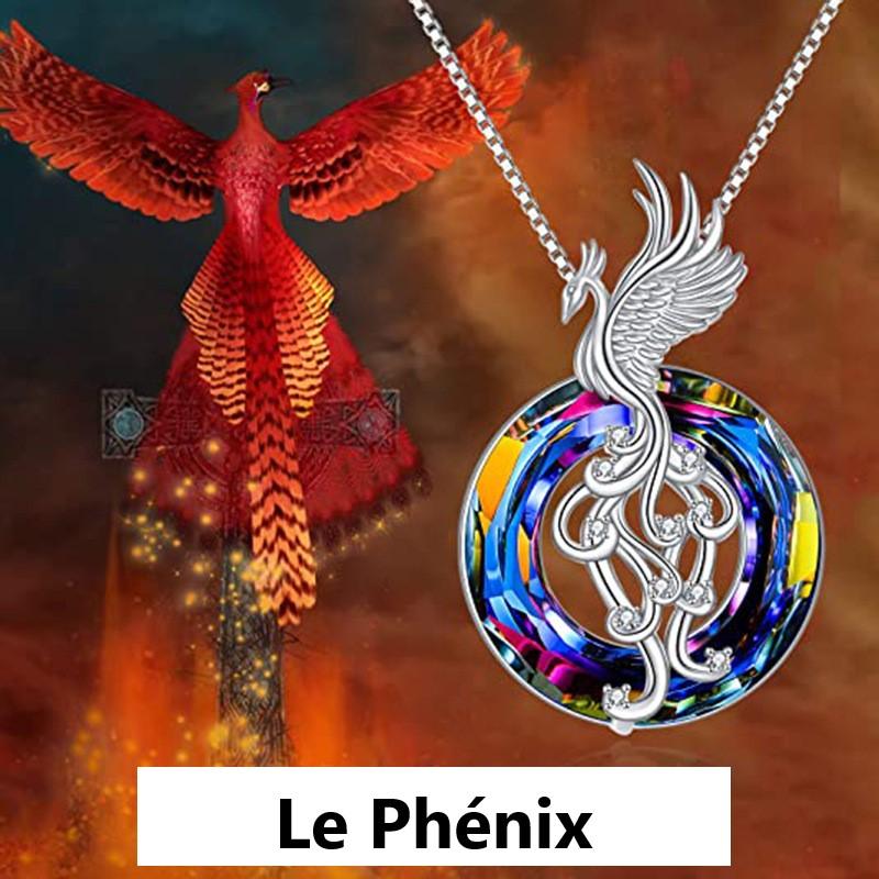Pendentif Amulette de protection Phénix mythologie grecque