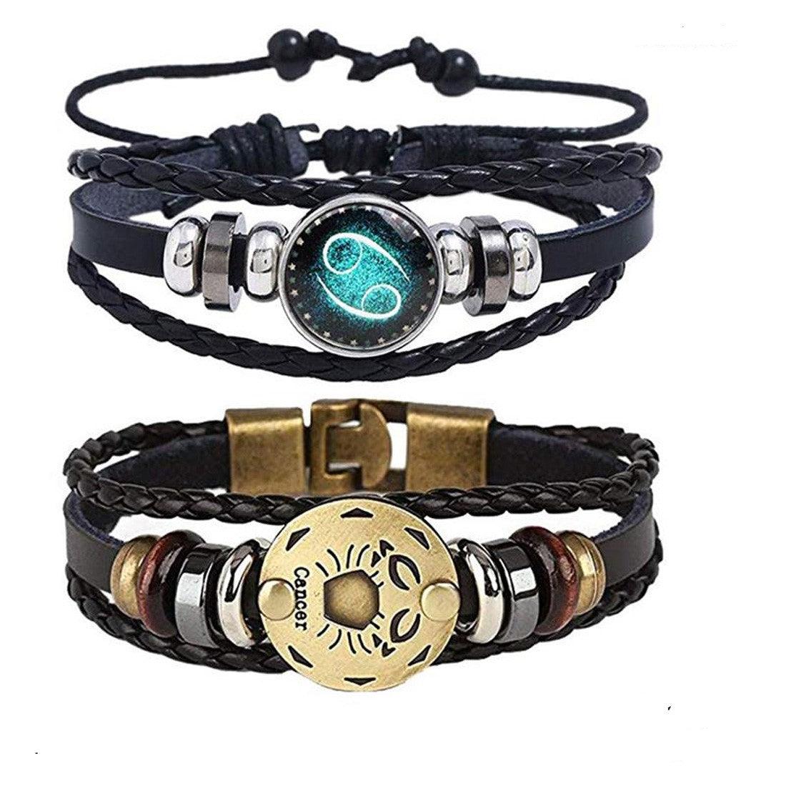 Bracelet porte-bonheur Cancer signe du zodiaque