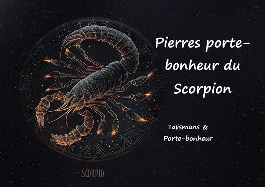Quelles sont les Pierres porte-bonheur du signe du Scorpion, pierres de protection et Pierres de naissance ?