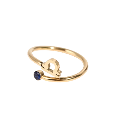 Bague pierre porte-bonheur astrologie Balance
