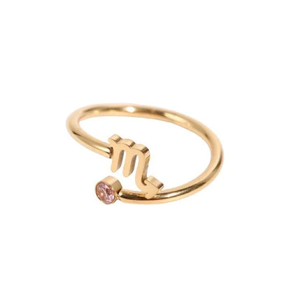 Bague Pierre Porte-bonheur Signe du Scorpion