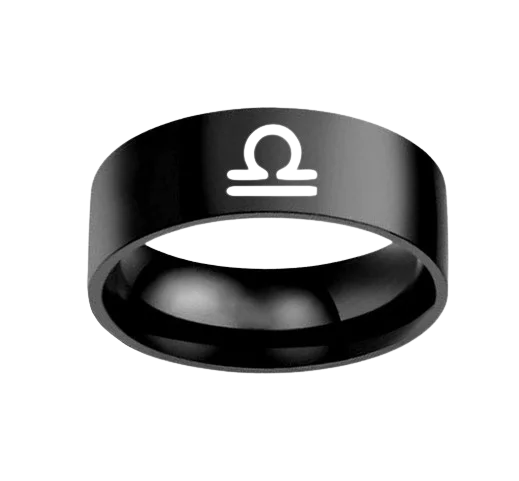 Bague zodiaque balance