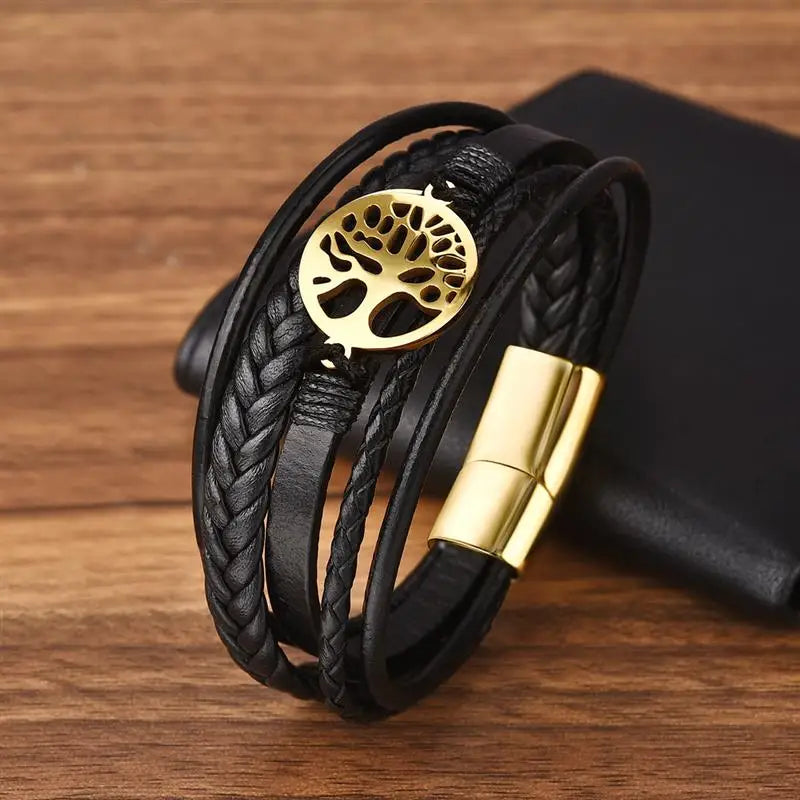 Bracelet Arbre de vie or