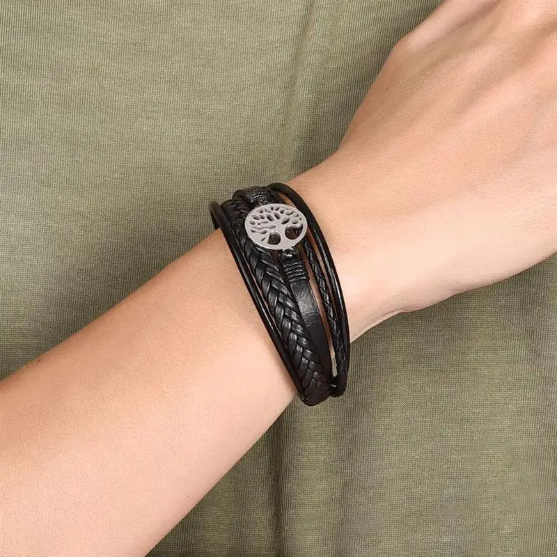 Bracelet Arbre de vie or rose
