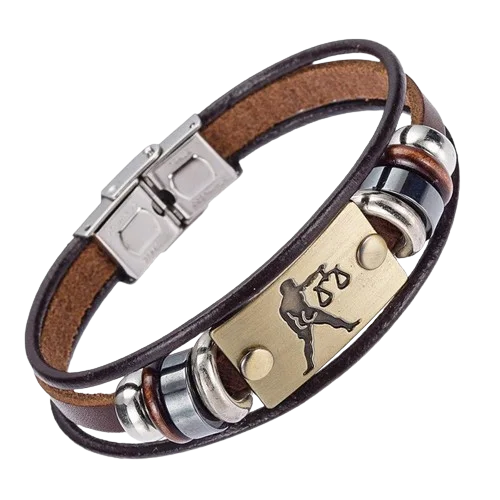 Bracelet porte-bonheur zodiaque Balance