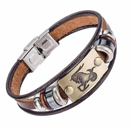 Bracelet porte-bonheur Capricorne signe du zodiaque
