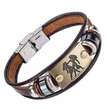 Bracelet porte-bonheur Gémeau signe du zodiaqe