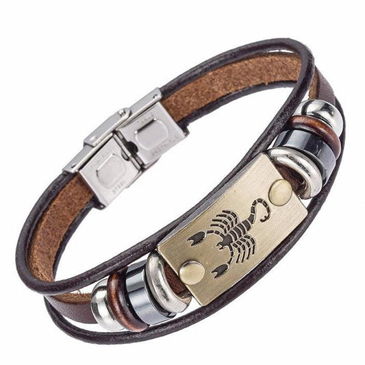 Bracelet porte-bonheur Scorpion signe du zodiaque