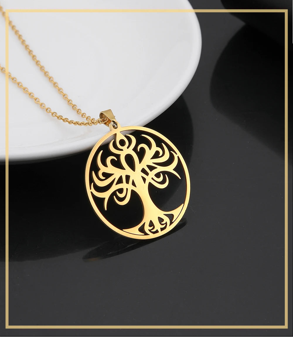 Collier Arbre de vie Or