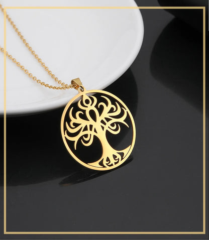 Collier Arbre de vie Or