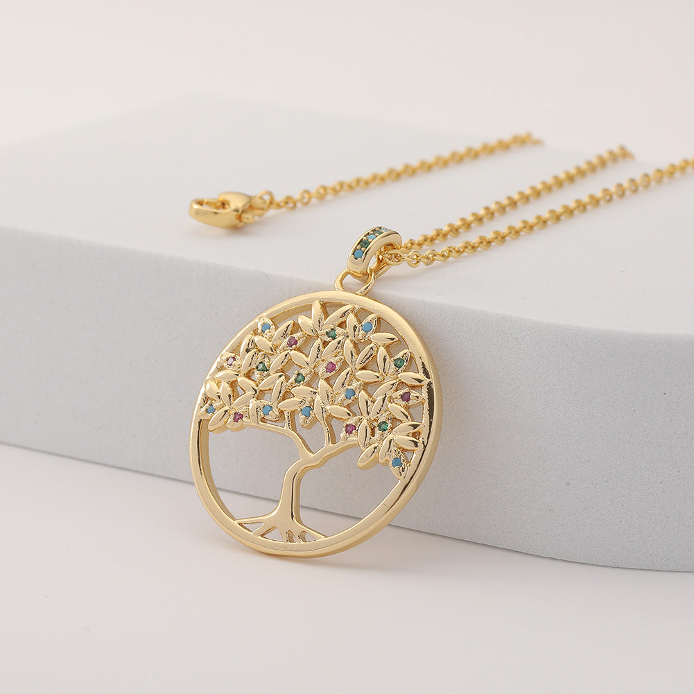 Pendentif Arbre de Vie Or