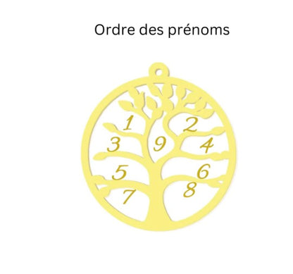 Collier arbre de vie or