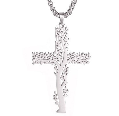 Collier Croix Arbre de Vie