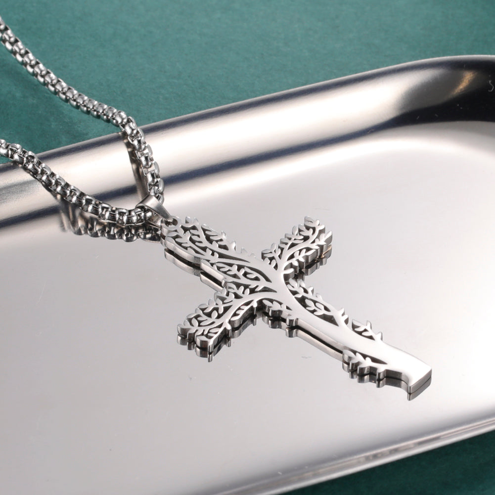 Collier Croix argent