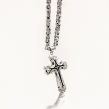 Collier Croix argent
