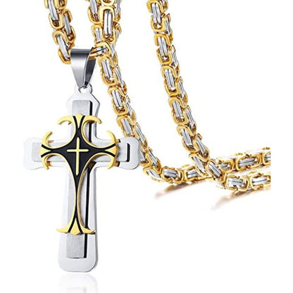 Collier Croix Homme