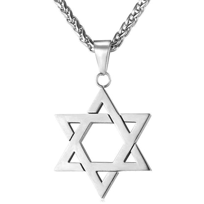 Collier Talisman Etoile de David