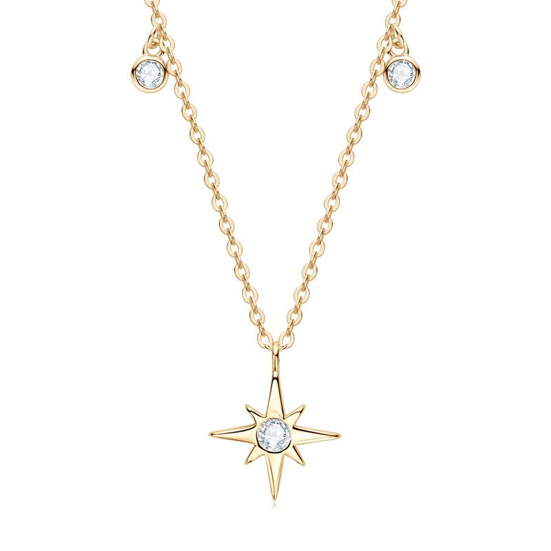 Collier Porte-bonheur Etoile Scintillante