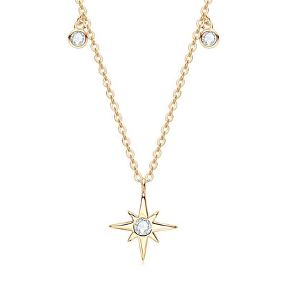 Collier Porte-bonheur Etoile Scintillante