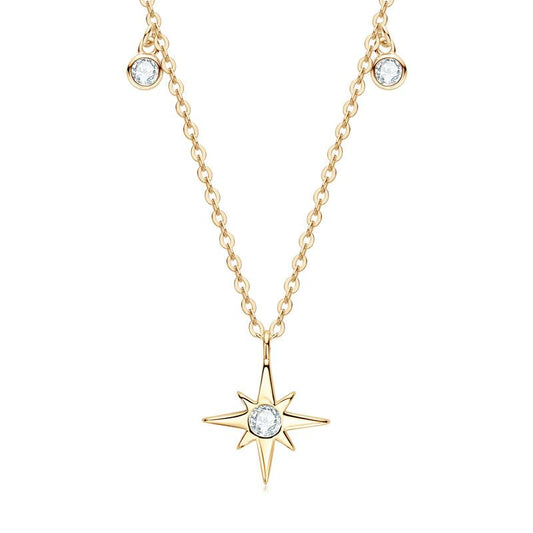 Collier Porte-bonheur Etoile Scintillante