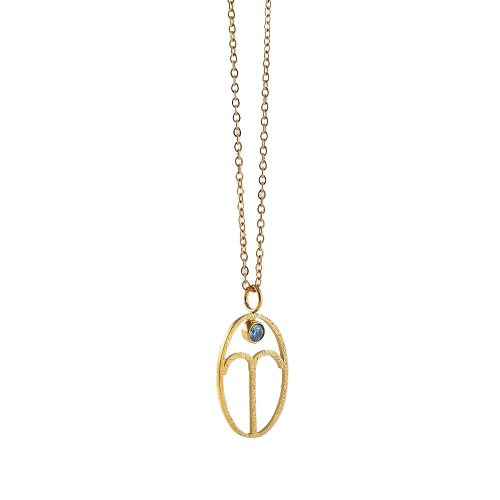 Collier zodiaque et pierre de naissance
