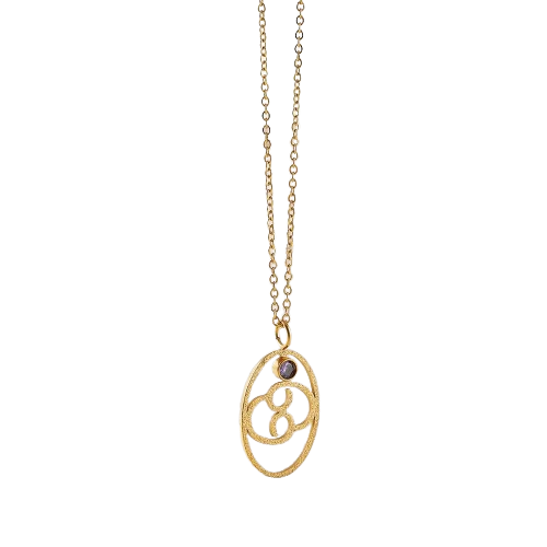 Collier zodiaque et pierre de naissance cancer